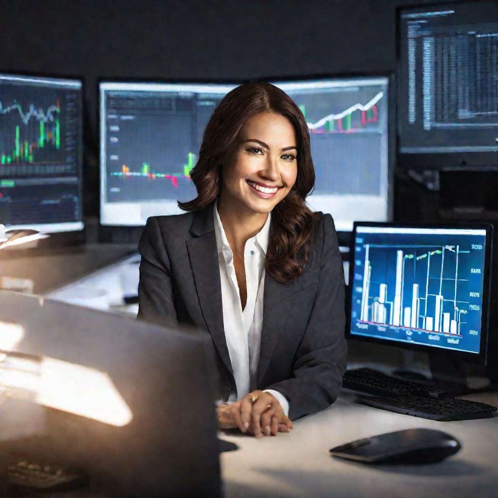 Портрет сотрудницы банка