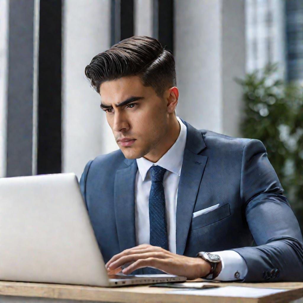 Портрет молодого бизнесмена