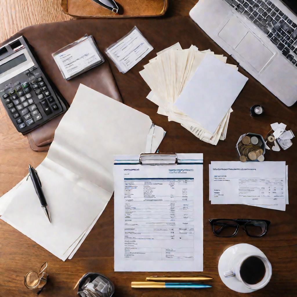 Документы на столе