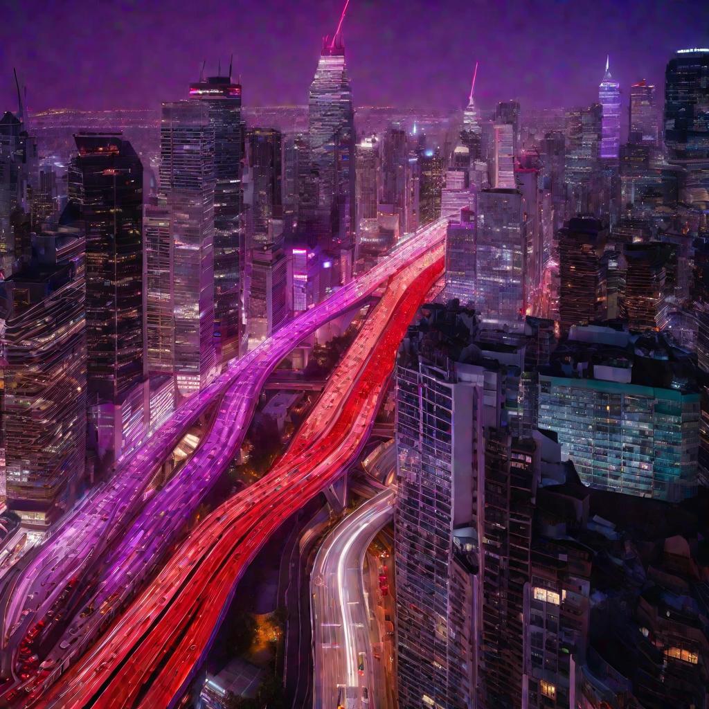 Вечерний город