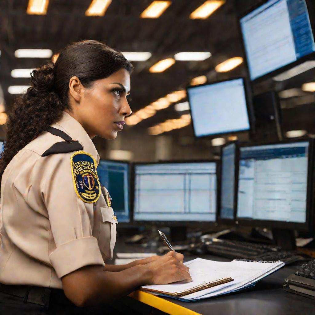 Диспетчер жд смотрит в компьютер