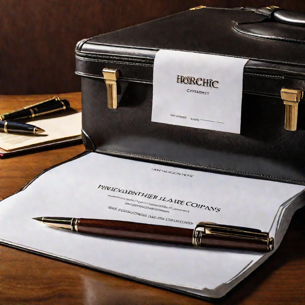 Новые документы компании в дипломате