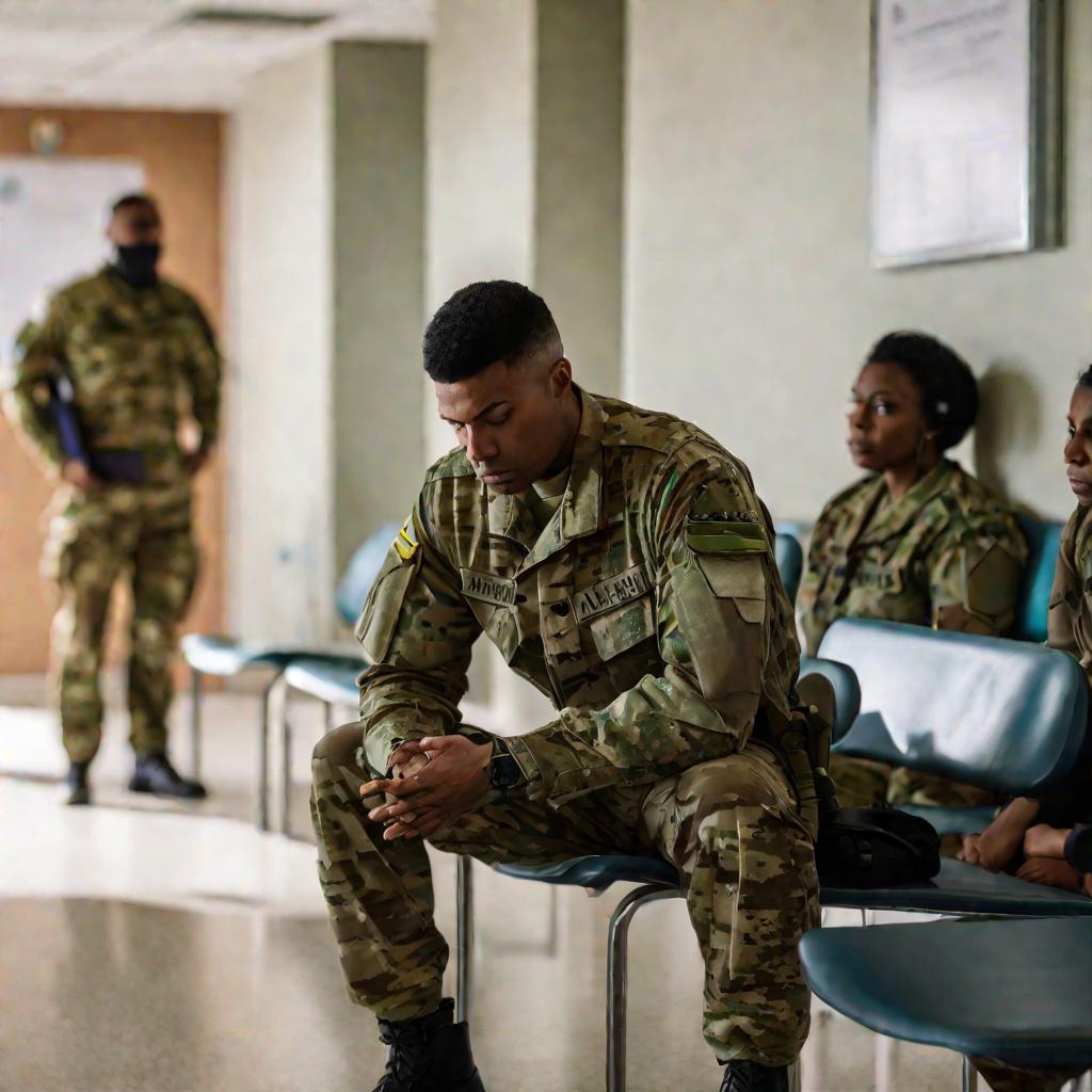 Военнослужащий ждет одобрения отпуска в больнице