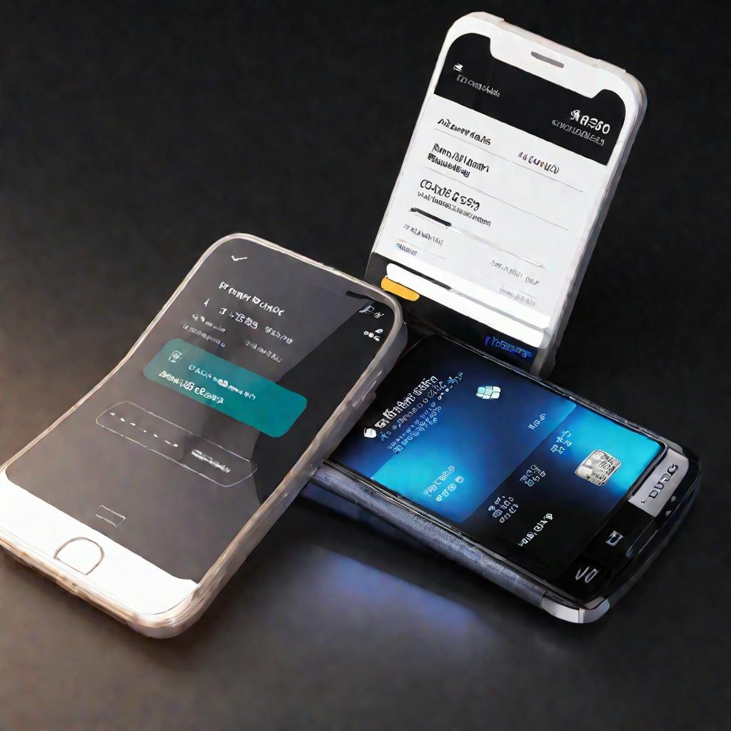 Экран приложения мобильного банка для ввода УИН