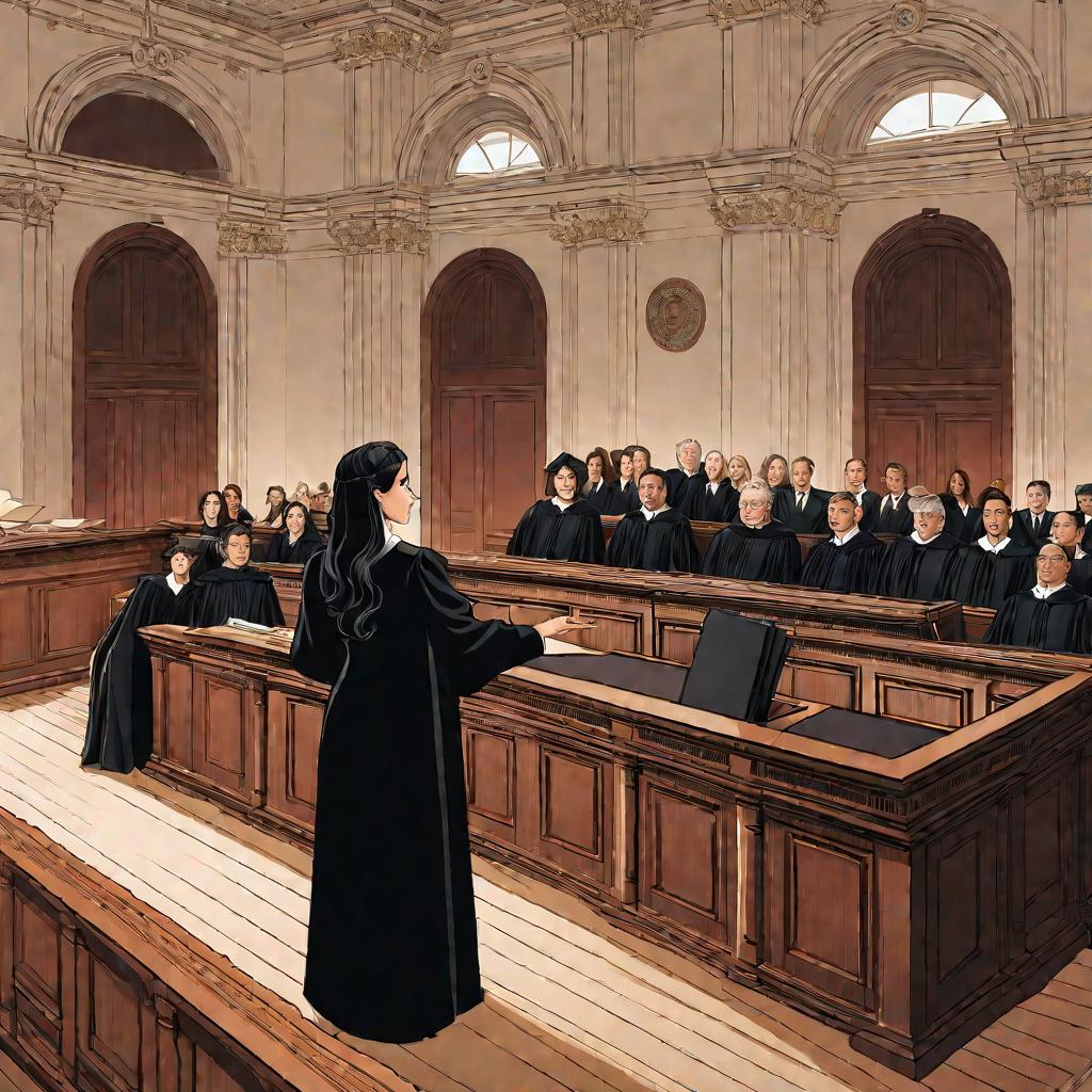 Адвокат в суде