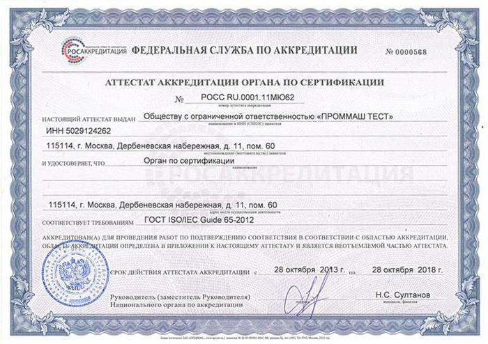  сертификат соответствия техническому регламенту таможенного союза 