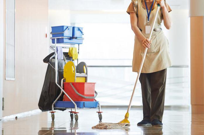 обязанности уборщицы служебных помещений