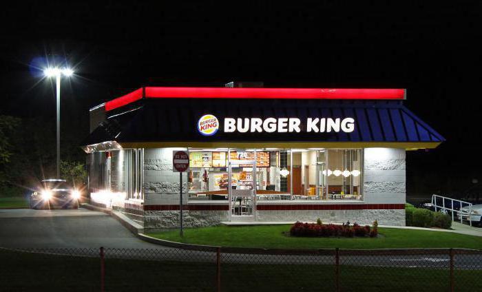 франшиза “Бургер Кинг” цена
