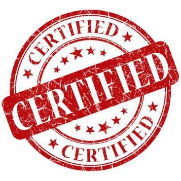 схемы сертификации услуг
