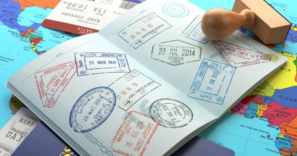 Печати в паспорте