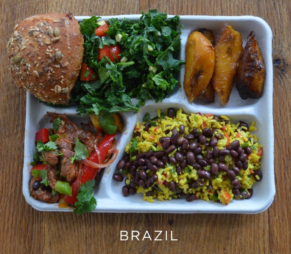 Школьный завтрак в Бразилии