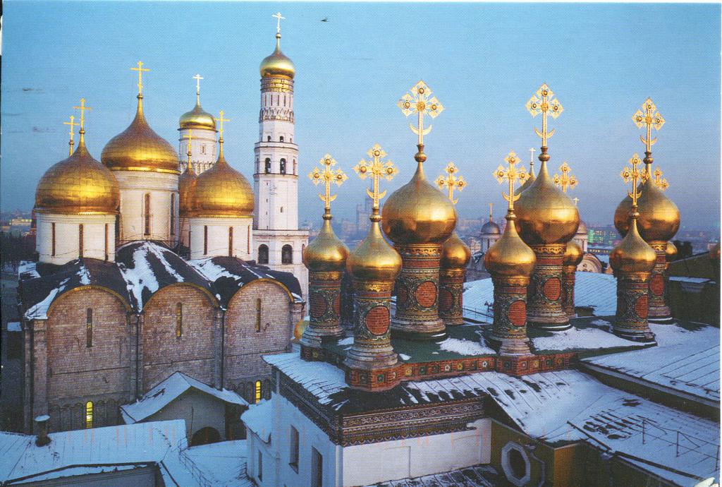 Купола московских соборов